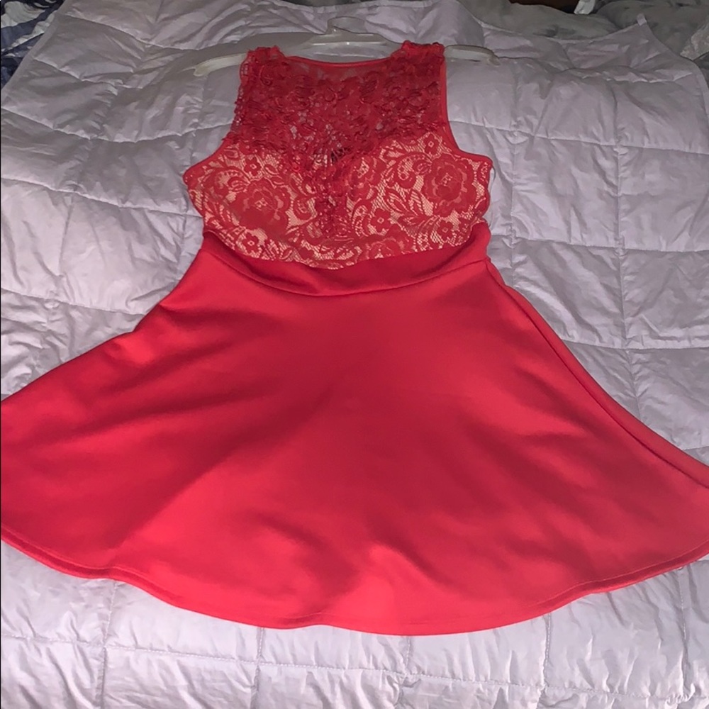 New without tags women’s red flare dress.